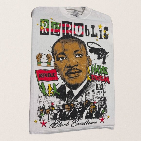 Martin Luther King Jr Republic Civil Rights I Have A Dream Shirt 99 - Picture 1 of 5